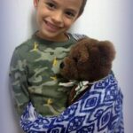 Child's Toy Ring Sling - Blue Diamond